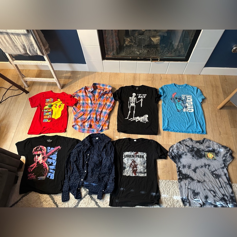 Group of Boys 14/16 and Men’s S/M shirts